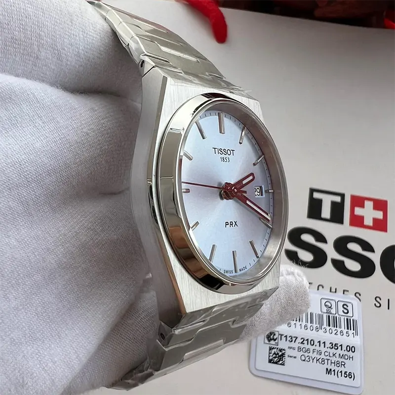 Tissot PRX Swiss Quartz 35mm Light Blue Dial Unisex Watch- T137.210.11.351.00